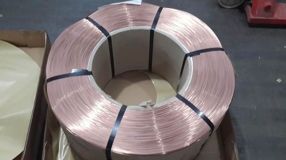 High Tensile Φ 1.2mm Tyre Bead Wire For Car , Cu 98.3% Coated ODM