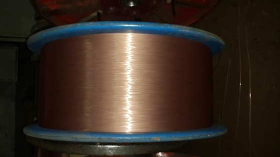 0.89mm 鋼鉄 Copperize のタイヤのビード ワイヤー/バイクのタイヤは耐久の収穫率 94% をワイヤーで縛ります