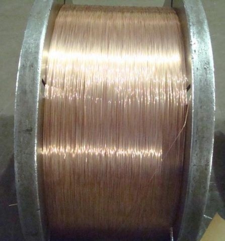 青銅色の上塗を施してあるタイヤのビード ワイヤー16MM直径2040Mpaの引張強さ
